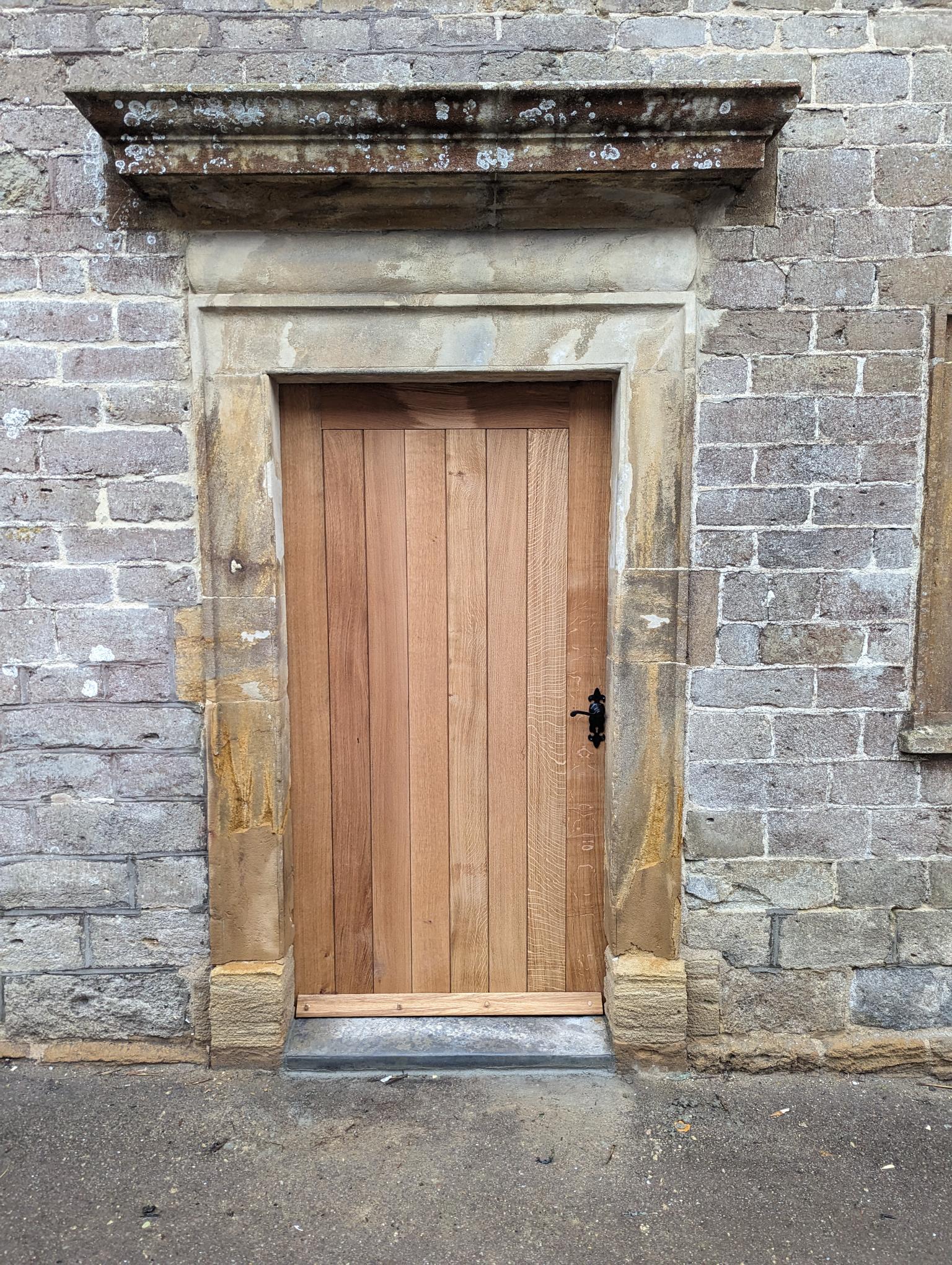 Listed Property Oak door